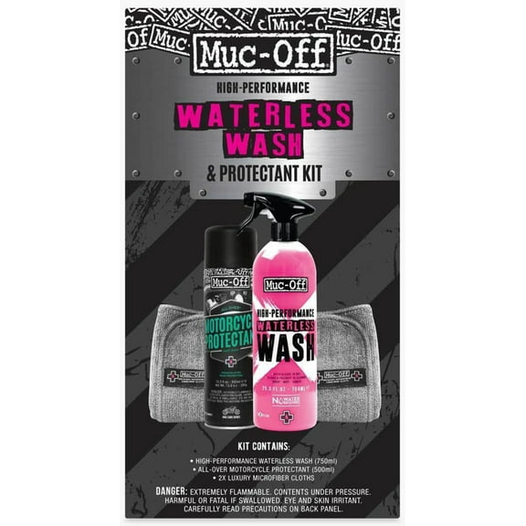 Muc-Off Motorcycle Waterless Wash & Protectant Kit (20029US)