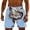 Pants-294Blue, variant on Trunks for Men Swim 5 Inch Confused Wolf Graphic Elastic Waist Swim Trunks Quick Dry Funny Board Shorts Novelty Summer Beach Vacation Swim