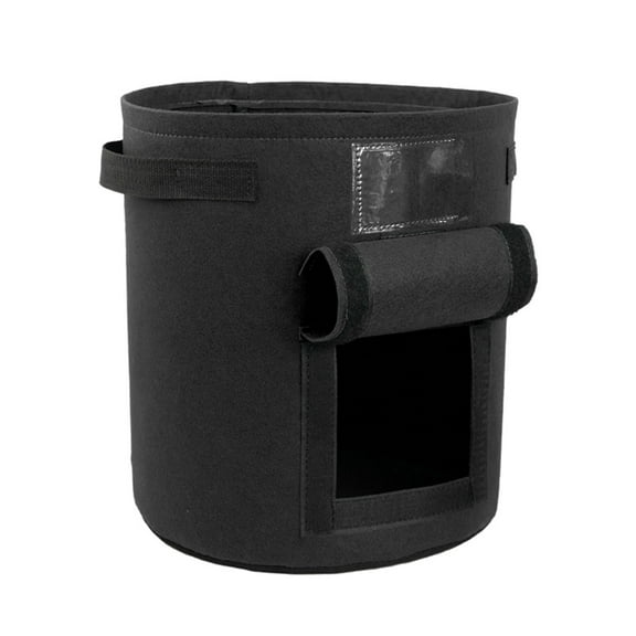 Heavy Duty Potato Grow Bags with Viewing Window, Thickened Nonwoven Fabric Pots with Handles for Vegetables Tomatoes Carrots - Gardening Containers with Harvest Access Flap