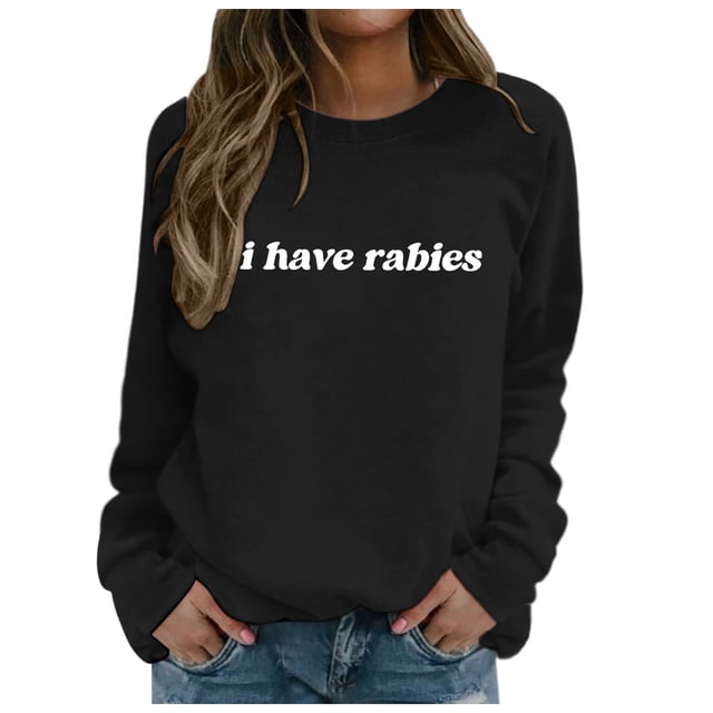TINZ Femmes Quotidien Maison Extérieur Entraînement Manches Longues Col Rond T-Shirt Haut Chandail Imprimé Blouse de Rue Mode Urbaine Dames Shorts Ensembles Lingerie Légère Chandails Légers Femmes