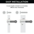 thumbnail image 5 of Design House Hollow Bar Cabinet Pull, 10-Pack, 3-3/4 inch (96 mm) Center-to-Center, Modern Kitchen Handles, Matte Black, 559666, 5 of 14
