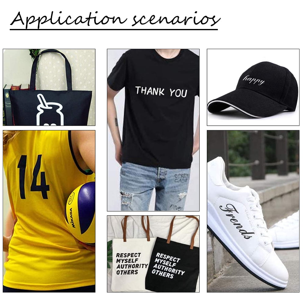 A4 Matte Vinyl Transfer Film For T-shirt Garment Mixed Color 29.7x21x0.02cm 2 colors 5sheets/color 10sheets/set DIY