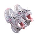 thumbnail image 6 of Girls Tennis Shoes, Kids Sneakers for Boys Girls Running Tennis Shoes Non-Slip Mesh Sports Shoes Tennis Walking Casual Fashion Lightweight Breathable Athletic Little Big Kid, Pink US-10C/EU-26, 6 of 8