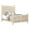 White, variant on Pemberly Row Floral Carved Solid Wood Queen Panel Bed in White