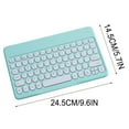 thumbnail image 7 of shyuyusa Portable Bluetooth Colorful Computer Keyboards,Wireless Mini Compact Retro Typewriter Flexible Design Keyboard With Compact Slim Profile Portable Bluetooth Colorful Computer Keyboards, 7 of 7