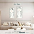 thumbnail image 3 of Elephant Stock Silver Blush I Wall Art - Vertical Canvas Wall Art - Living Room Wall Decor - Abstract Canvas - Beige And Blue Decor By Carol Robinson - 27" x 54", 3 of 4