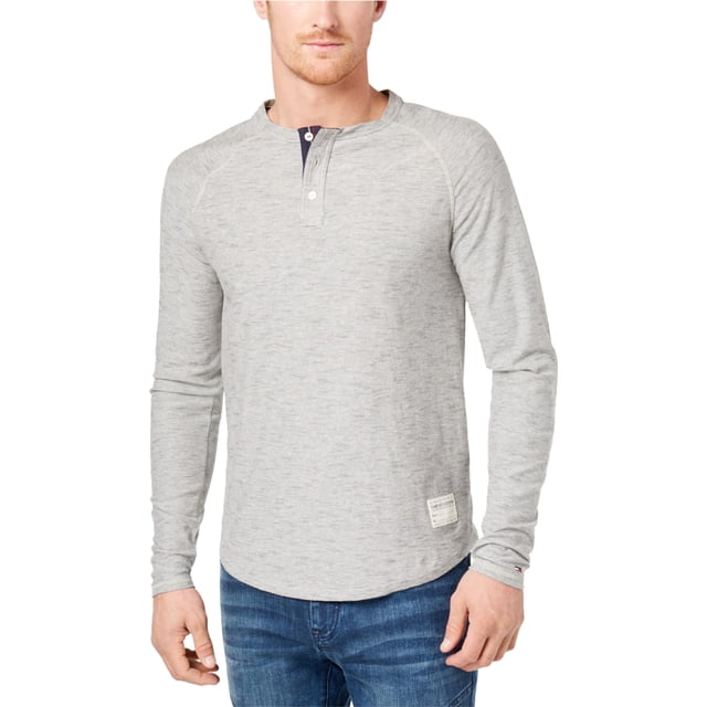 Camisa Henley Tommy Hilfiger Buxton para Hombre Gris XX-Large