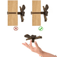 thumbnail image 6 of Flower Drawer Knobs Petal Cabinet Knobs Dresser Knobs Furniture Drawer Pulls Handles for Wardrobe Door Pulls Bronze, 6 of 7