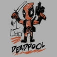 thumbnail image 2 of Men's Marvel Deadpool Number One Dad  Graphic T-Shirt, 2 of 5