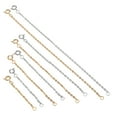 thumbnail image 2 of Rallonge de Collier, Rallonge de Collier en Acier Inoxydable 8 Pièces en Or pour la Fabrication de Bijoux, 2 of 8