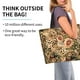 thumbnail image 2 of Fotbe Animal Leopard Bolsa Tote Estética de Lona con Estampado para Mujer - Bolsa Reutilizable de Hombro Casual para Vacaciones, Compras, Trabajo y Gimnasio, 2 of 8