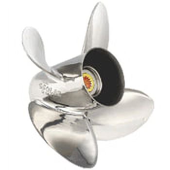 Solas Mercury 1553-145-15 HR Titan, Stainless Steel 4-Blade Propeller