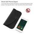 thumbnail image 3 of Signal Blocking Bag, GPS RFID Faraday Bags for Phones Faraday Bag Pouch Shield Cage Wallet Phone Case for Cell Phone (1 Pack), 3 of 5
