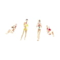 thumbnail image 3 of 4pcs 1:64 Figuras de escala con Bikini Figura Diseño de figuras Modelo para la estación de tren Mesa de arena Jardín de hadas, 3 of 9