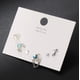 thumbnail image 3 of Pendientes creativos de amor oscuro, pendientes de diseño de nicho femenino, pendientes de circonita de estrella de cinco puntas, estrella Terminator Adecuado para la ocasión, 3 of 6