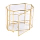 thumbnail image 1 of Estuche de exposición para joyería, organizador de cosméticos de cristal con 2 niveles, figura decorativa de lápiz labial, soporte de juguete, marco, 1 of 8