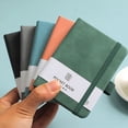 thumbnail image 1 of Mini cuaderno A7 con correa de cuero, tamaño A6, portátil, tamaño A5, bolígrafo, cuaderno de bolsillo, diario, 1 of 1