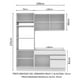 thumbnail image 3 of Cocina Integral Compacta Madesa Livia Sin Encimera ni Tarja Blanco, 3 of 9