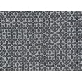 thumbnail image 2 of Zelouf Lively Floral Chemical Lace W/foil  , Sewing, DIY, Crafts Fabric by the Yard, Black/silver, 3 Yard, 2 of 2