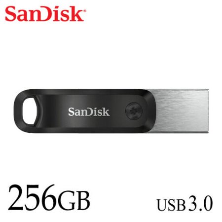 SanDisk 256GB iXpand Flash Drive Go for iPhone and iPad - SDIX60N-256G-GN6NE