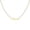 Gold, variant on Stainless Steel Custom Name Necklace Silver CZ Tennis Chain Personalized Gift Jewelry