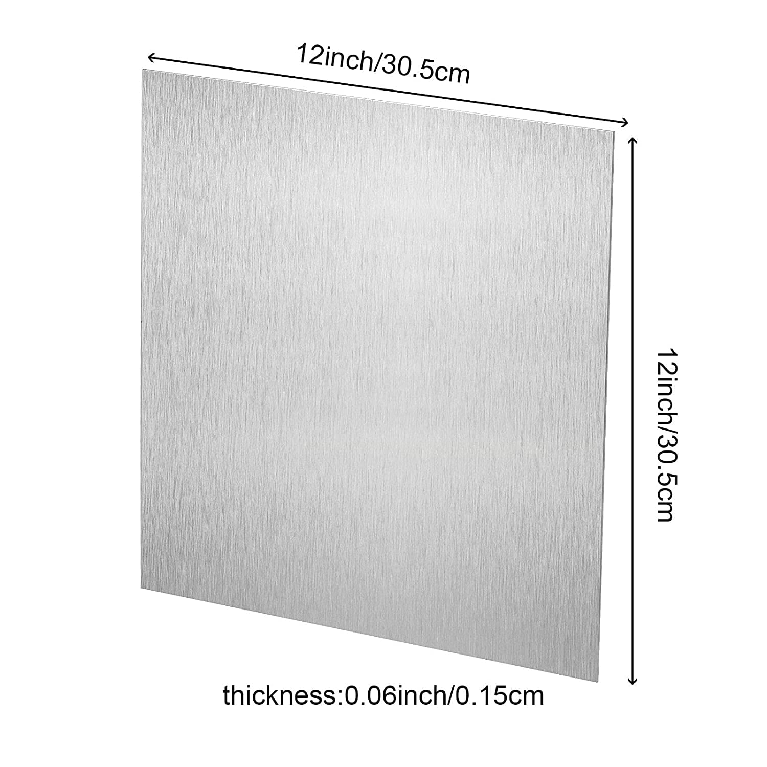 Buy ZEONHAK 3 PCS 12 x 12 Inch Aluminum Sheet, 6061T6 Aluminum Plates