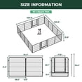 thumbnail image 6 of FXW Instant Dog Playpen, Portable Pet Fence for Outdoor, RV Trips, and Camping, 32inch, 16 Panels for Small and Medium Dogs│Patented, 6 of 6