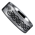 thumbnail image 3 of Tungsten Celtic Raven Ring, 3 of 7