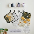 thumbnail image 5 of Cartoon Cute Fox Oven Mitts and Pot Holders with Chef Apron Set 5 Pcs Kitchen Cooking Set, 5 of 6