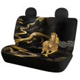 thumbnail image 2 of Uourmeti Gold Horse Mountain Design Car Seat Covers 3 Pack, Car Seat Covers Full Set Polyester Fabric Auto Decor Breathable for Cars Sedans Truck, 2 of 10