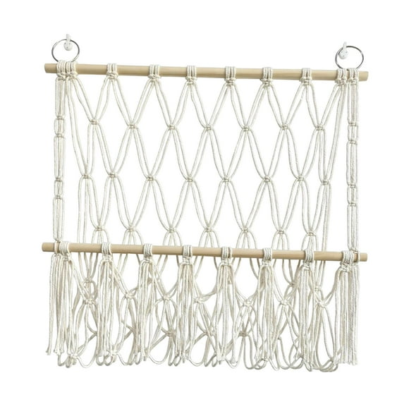 GUOOL Stuffed Animals Net Hammock Hand Woven for Nursery Play Room Home Decoration C