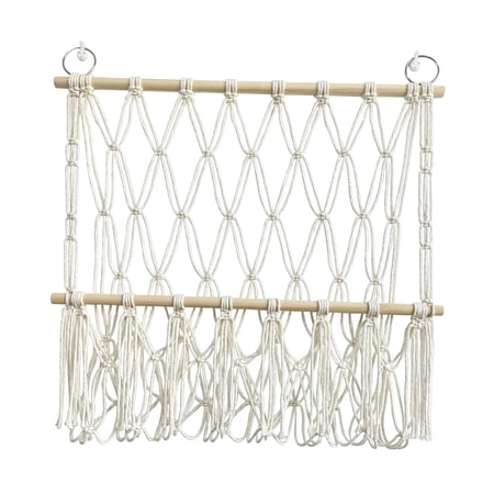 Tongina Stuffed Animals Net Hand Woven Hammock Mesh Soft Organizing Cotton Rope Organizer Holder for Boys and Girls Nursery Play Room C