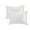 White, variant on Gilbin Satin Pillowcase for Hair and Skin Silk Pillowcases Set of 2 - with Envelope Closure - with Hidden Zipper - Standard Satin Pillow case (Blue)