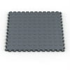 Norsk NSMPRC6DG Raised Coin Pattern PVC Floor Tiles, 13.95-Square Feet, Dove Gray, 6-Pack
