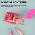 thumbnail image 7 of BAZIC Pencil Sharpener Single Hole Blade w/ Receptacle, 6-Pack, 7 of 7