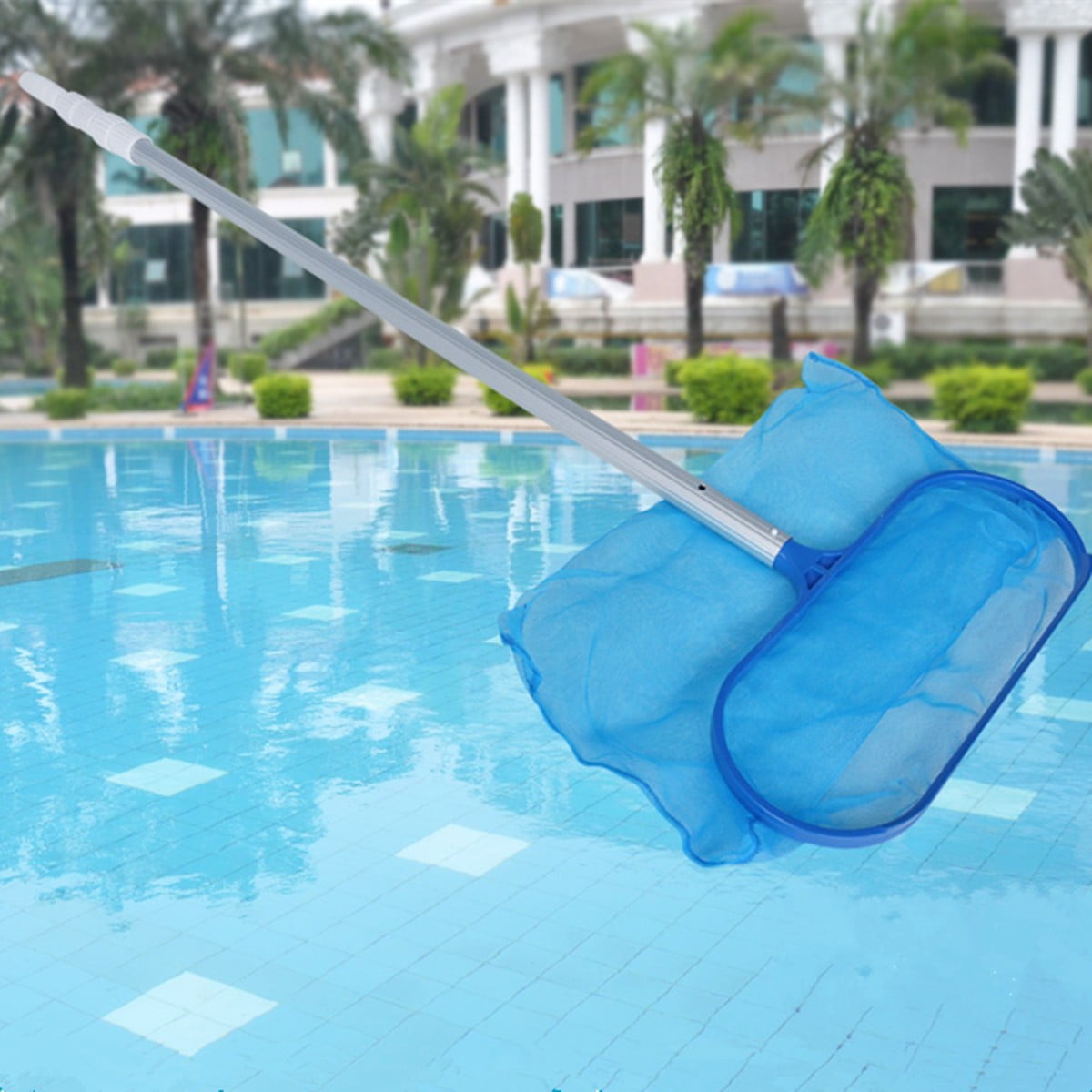 Details about   Heavy Duty Swimming Pool Net Leaf Rake Mesh Skimmer Net Pools Spas Cleaner US 