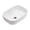 White#3, variant on Vanity With Sink, Bathroom Small Vessel Sink Above Counter White Porcelain Ceramic Oval Rectangle Bathroom Vanity Sink Bowl Lavatory Wash Basin, White Bathroom Vanity,Ceramic Single Sink Vanity