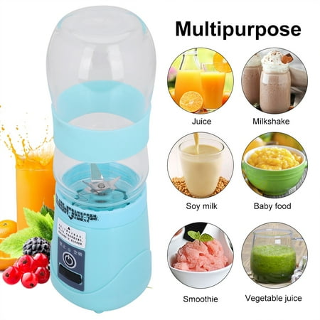 WALFRONT 420ml USB Electric Fruit Juicer Smoothie Maker Portable Blender Shaker Bottle,Electric Fruit Juicer, Portable Blender