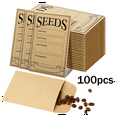 100Pcs Seed Envelopes 3.1X4.7 Inch, Brown Paper