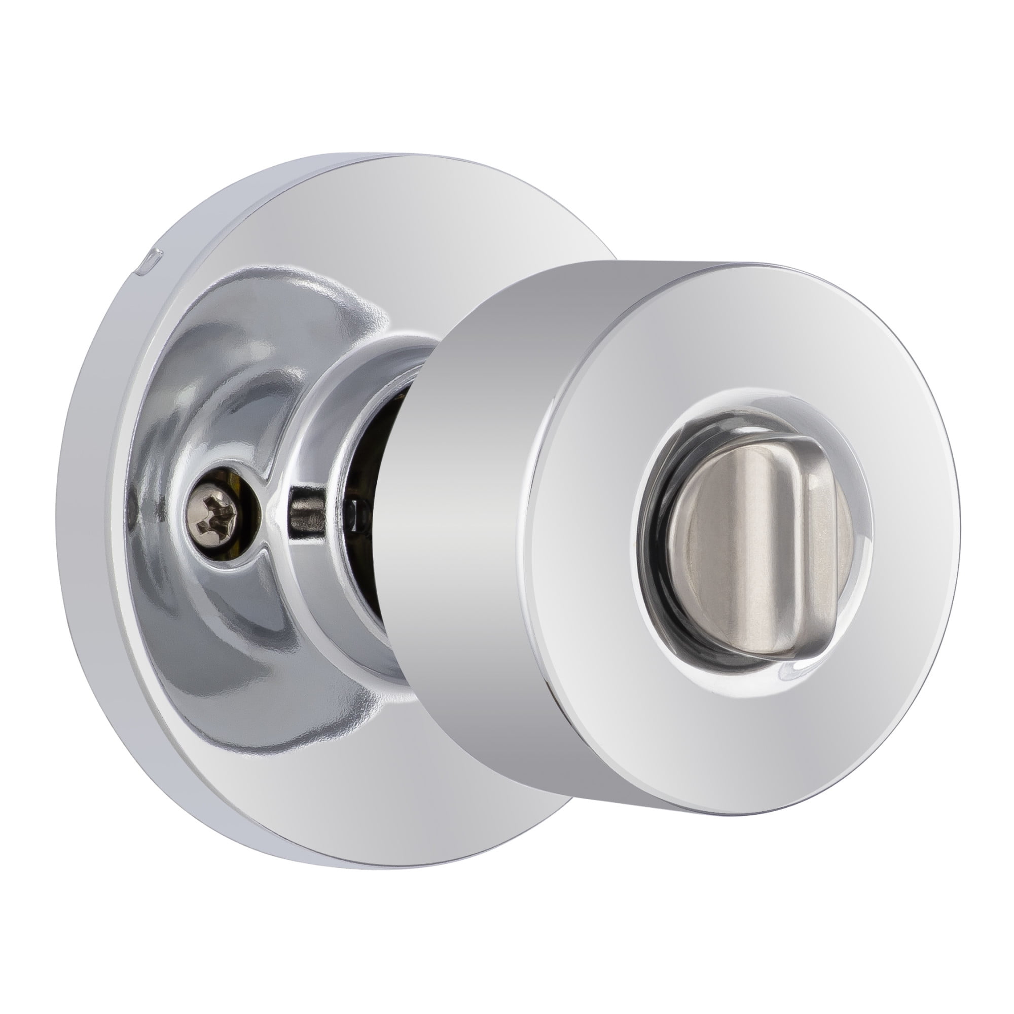 Miseno MLK3080BK Tuscora Shaker Privacy Door Knob Set - Black