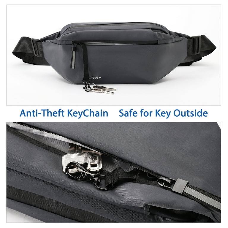 Tinyat Sports Fanny Packs for Men Waterproof Corssbody Waist