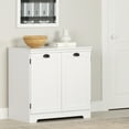 thumbnail image 1 of South Shore Harma 2-Door Storage Cabinet, in Pure White, 1 of 13