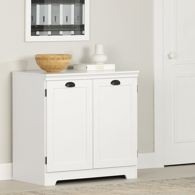 South Shore Harma 2-Door Storage Cabinet, in Pure White