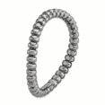 thumbnail image 3 of Sterling Silver Stackable Expressions Polished Black-plate Wave Ring Size 7, 3 of 3