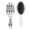 White-489, variant on Country Rustic Hair Brush, Vintage Floral Detangler with Watercolor Blossom Design, Comfortable Grip Paddle Brush
