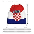 thumbnail image 5 of Women Republic-Of-Croatian-Flag Slouchy Beanie Hat Stretch Turban Hats Headwear Caps Baggy Skull Sleep Scarf, 5 of 7