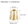 thumbnail image 2 of Boquilla de orificio Uxcell de 0.04'' Punta de rosca universal de latón 1pcs, 2 of 5