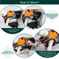 thumbnail image 5 of Kuoser Dog Life Jacket with Reflective Strips, Adjustable Life Vest for Small Medium Large Dogs, Orange, XS, 5 of 8