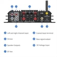 thumbnail image 4 of LP-269 PRO Amplificador Bluetooth de 4.1 Canales Car Theatre Coaxial en USB SD Función FM Subwoofer Enchufe UE, 4 of 5