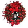 thumbnail image 2 of Guirnalda de Navidad con guirnalda colgante de luz para exteriores iluminada con de bayas rojas para fiestas de vacaciones de Colco guirnalda, 2 of 8